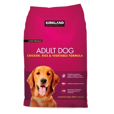 Kirkland Chicken Rice &amp; Veggie Dry Dog Food (MAGENTA BAG) 18.1kg  #  *