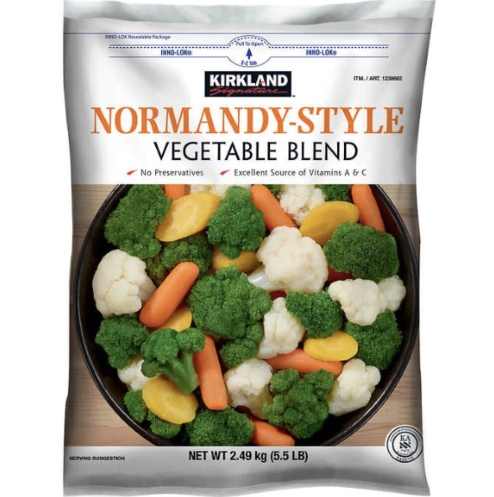 Kirkland Mixed Normandy Vegetables FROZEN 2.49kg