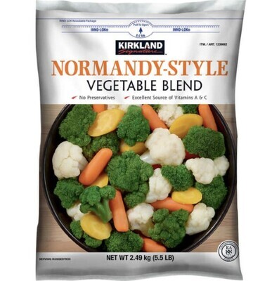 Kirkland Mixed Normandy Vegetables FROZEN 2.49kg