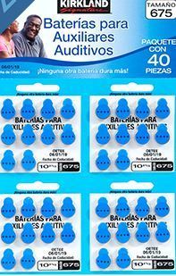 Hearing Aid Batteries #675  (40 qty)