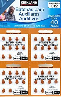Hearing Aid Batteries #312 (48 qty)   *