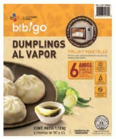 Bibigo Dumplings Chicken &amp; Veggies  (1.12 k)