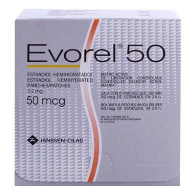 Evorel 50 mcg (8 patches_