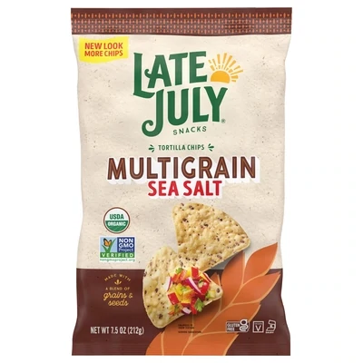 Late July Multigrain Totopos with Sea Salt