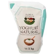 Flor de Alfalfa Natural Yogurt sugar-free 1kg each (4 pack)