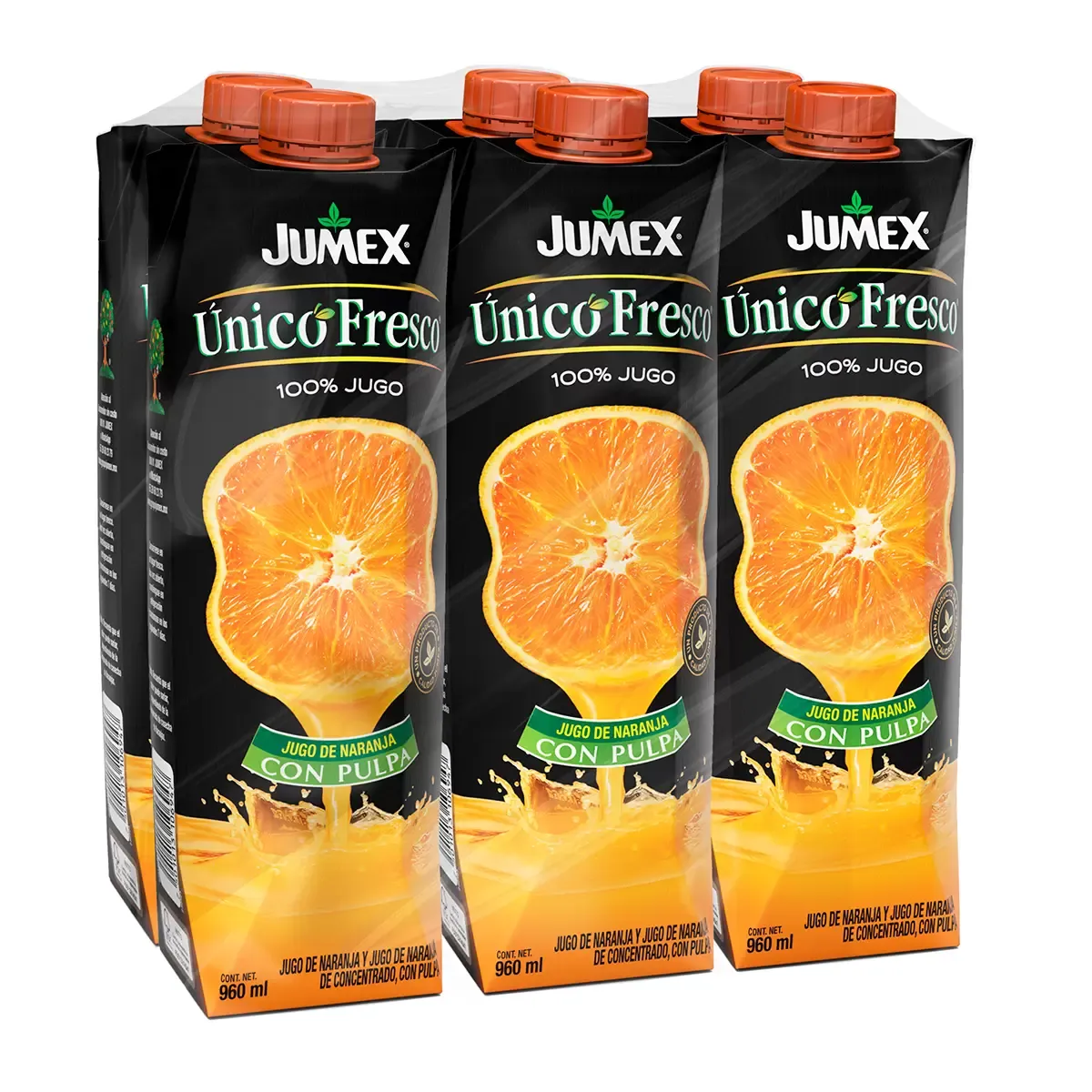 Jumex Unico Orange Juice w/ Pulp 6/1L