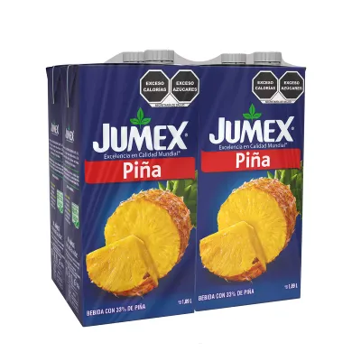 Jumex Pineapple Juice - 4 Cartons/1L