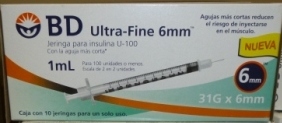 BD Ultra Fine Syringes for Insulin - 1 ml / 10