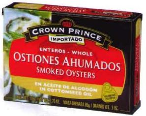 Crown Prince Smoked Oysters