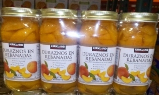 Kirkland Canned Sliced Peaches