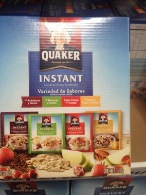 Quaker Oatmeal  Individual - Variety Packs