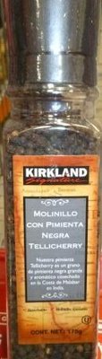 Kirkland Whole Black Pepper with grinder