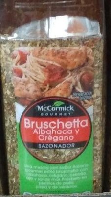 McCormick Gourmet Bruschetta Basil & Oregano Seasoning