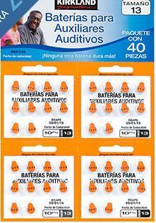 Hearing Aid Batteries #13  (40 qty)