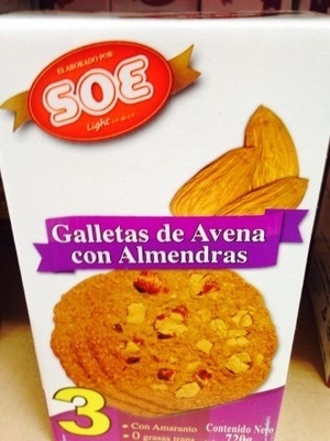 SOE Oatmeal Cookies with almonds