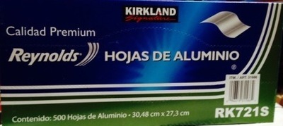 Kirkland Aluminum Foil Sheets (500 ct)   *