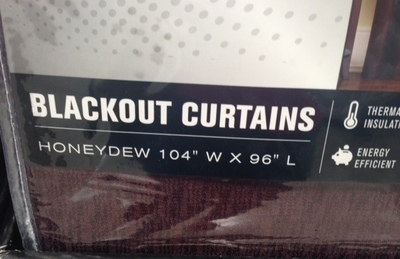 Thermal Balance Blackout Curtains (2 pc) 1.32m x 2.44m