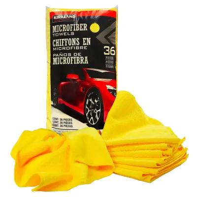 Kirkland Signature Microfiber Towels - 36 pcs  (40.64cm x 40.64cm)    *