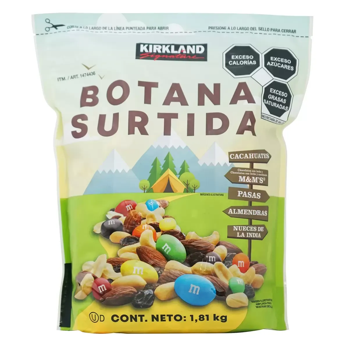Kirkland Botana Surtida 1.8kg