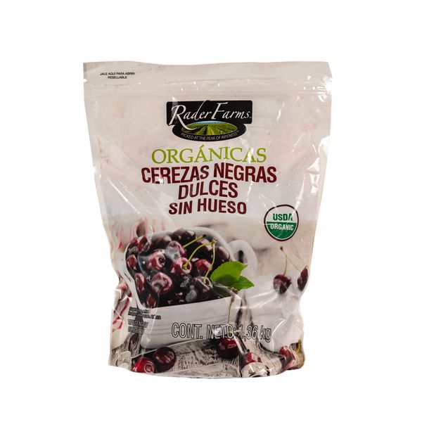 Rader Farms organic Whole Black Cherries (frozen) 1.36kg