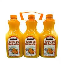 Kirkland Orange Juice - 3 pack (1.7L each)