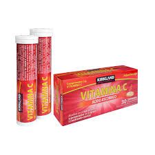 Kirkland Vitamin C - 2 tubes/15 tablets each