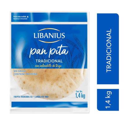 Libanius Pita Bread (refrigerated) 1.4kg