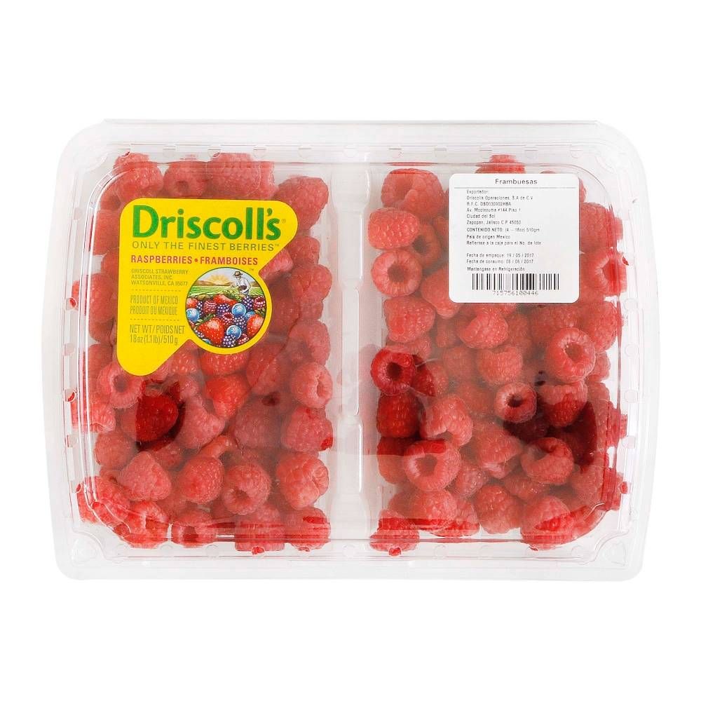 Fresh Raspberries - 510 g