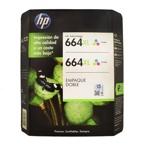 HP #664XL Tri Color Ink Cartridge    *