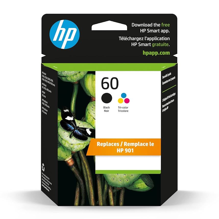 HP #60 Tri-Color Printer Cartridges   *