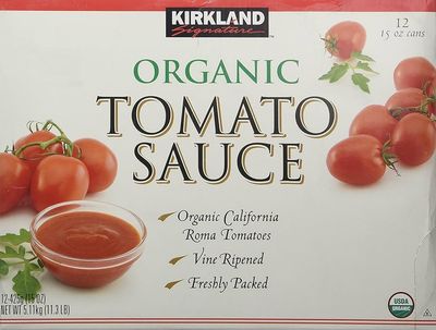 Kirkland Organic Tomato Sauce 12 cans/415g