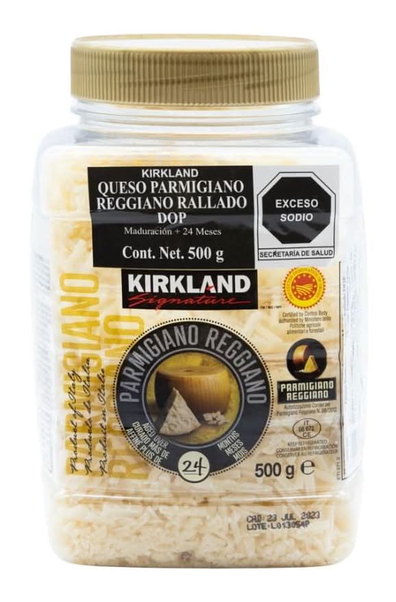 Kirkland Shredded Parmesan Reggiano Cheese 500g 