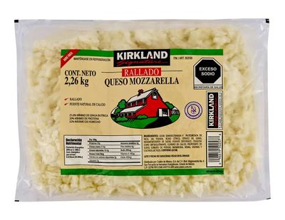 Kirkland Shredded Mozzarella  (2.26k)