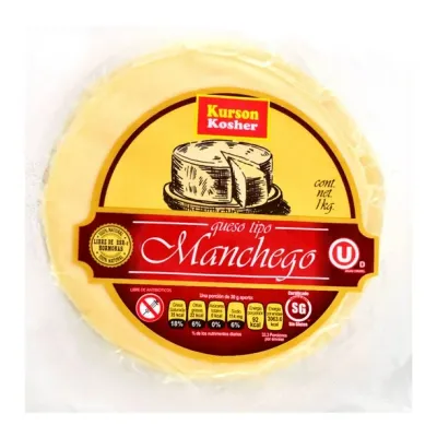 Kurson Kosher Manchego Cheese 1kg