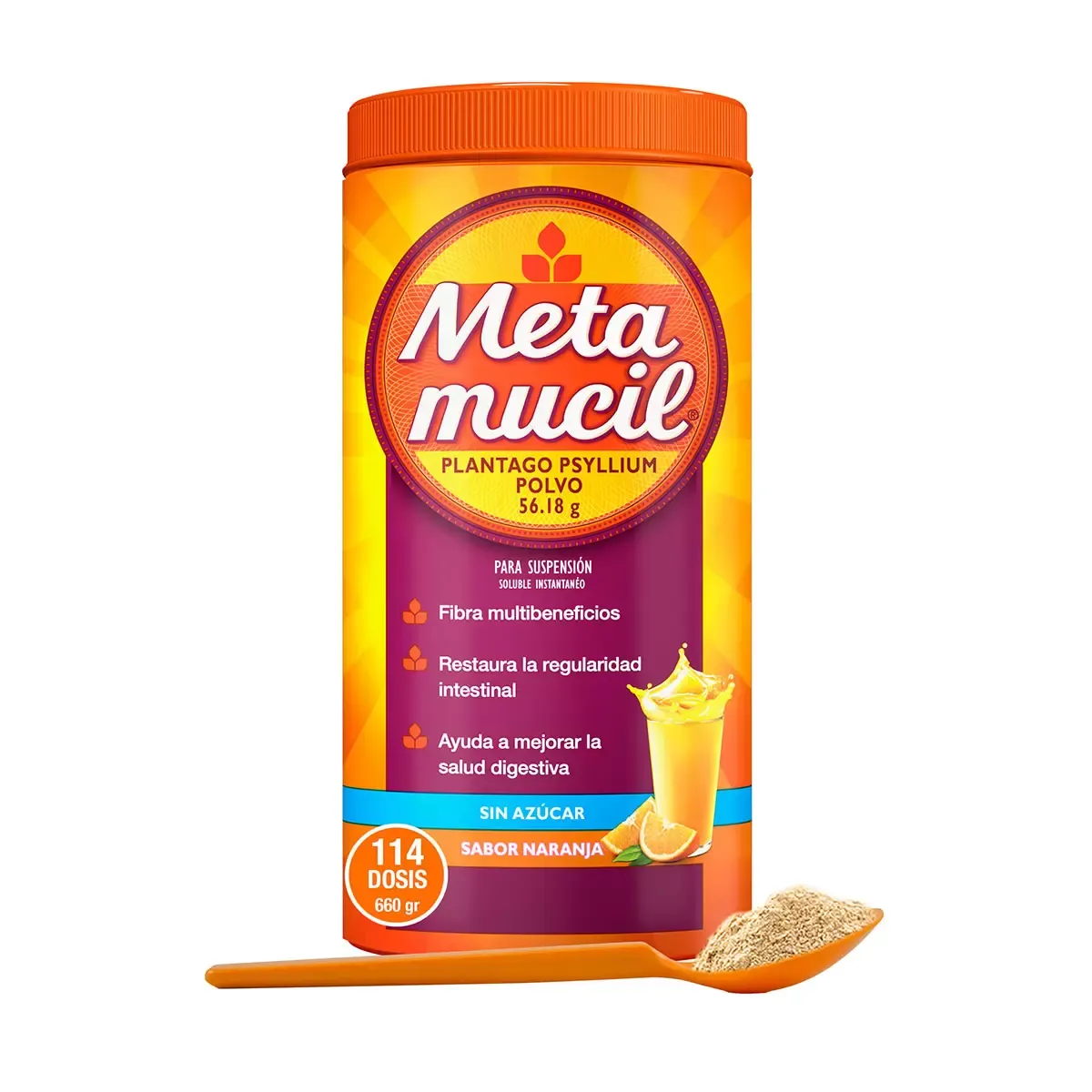 Metamucil - Orange flavor (660g)