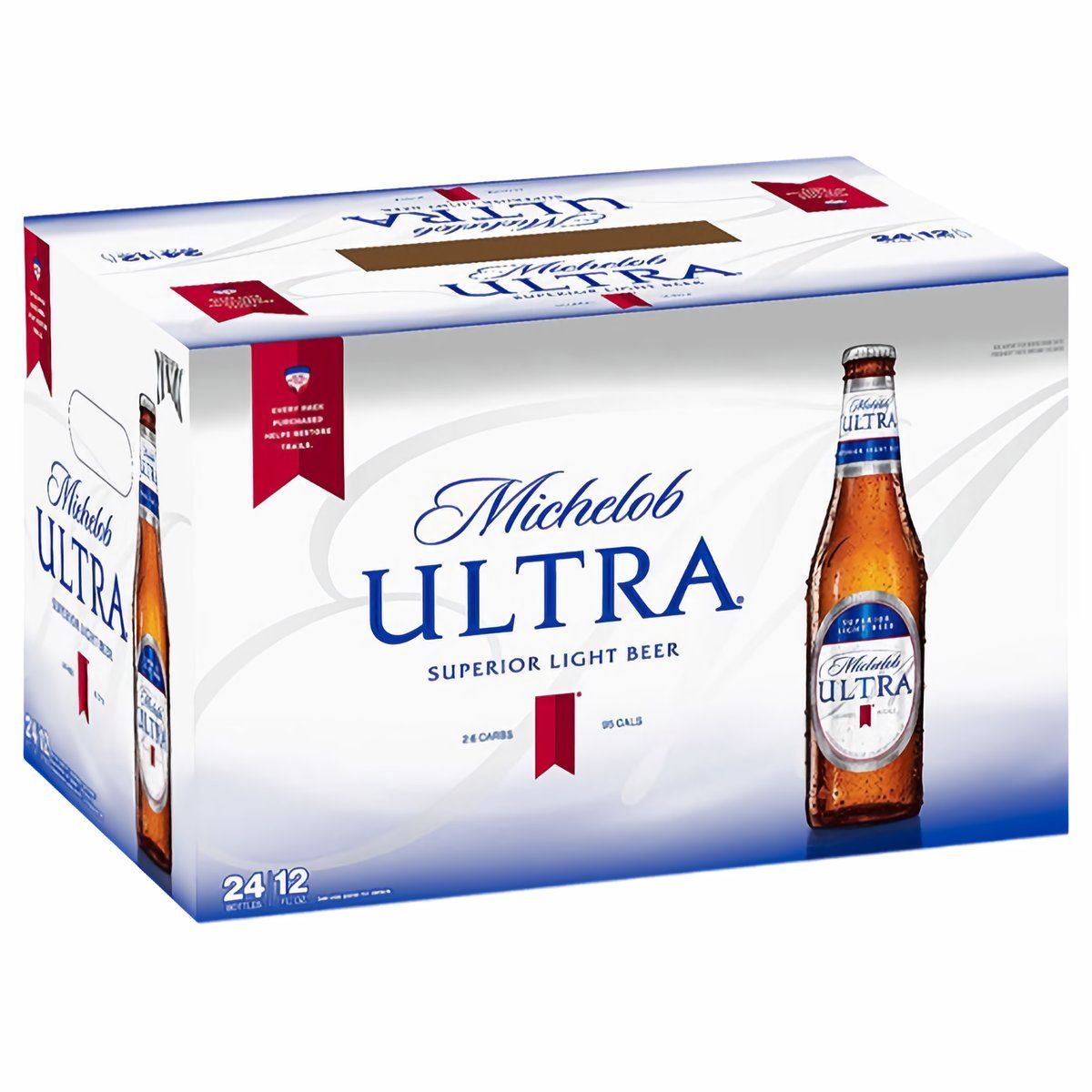 Michelob Ultra Beer 24 Bottles  *   #
