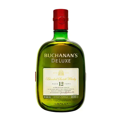Buchanan's Blended Scotch Whiskey 12 years 1L.   *