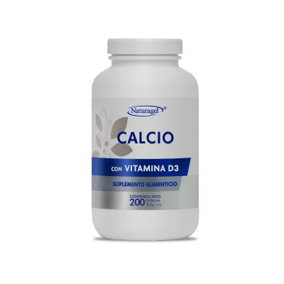 Naturagel Calcium + Vitamin D3 (200 caps)  *