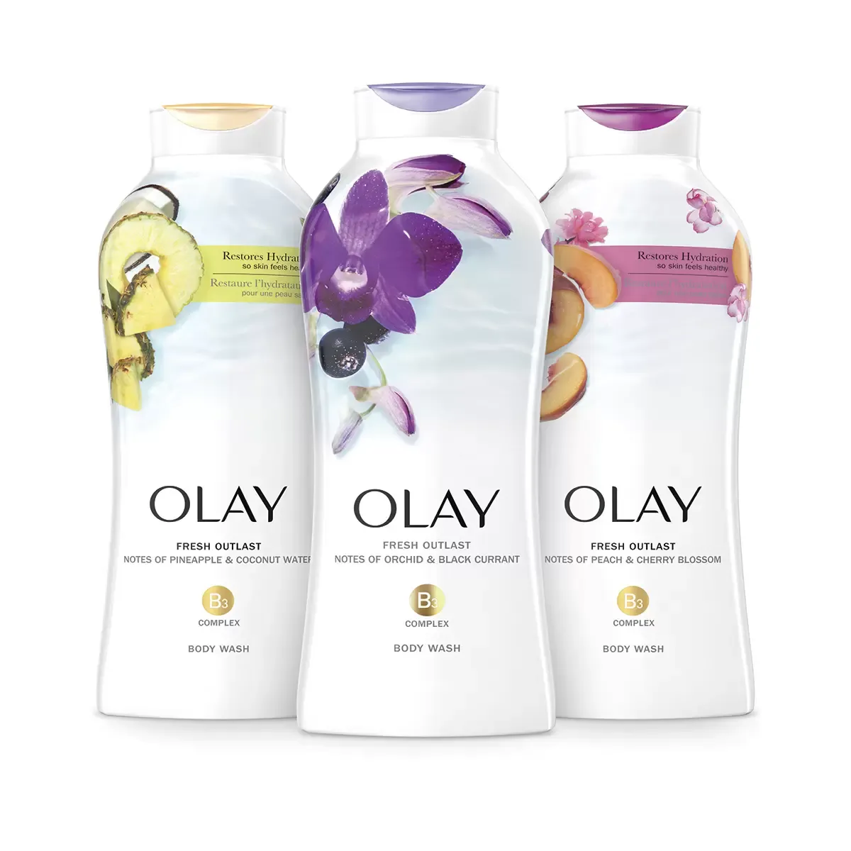 Olay B3 Complex Body Wash - 3 pk - 650ml each *