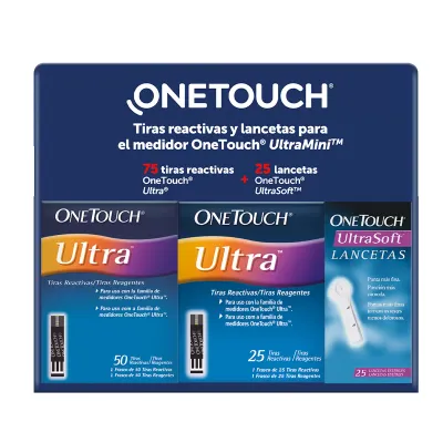 One Touch Ultra 75 Strips &amp; 25 Lancets *