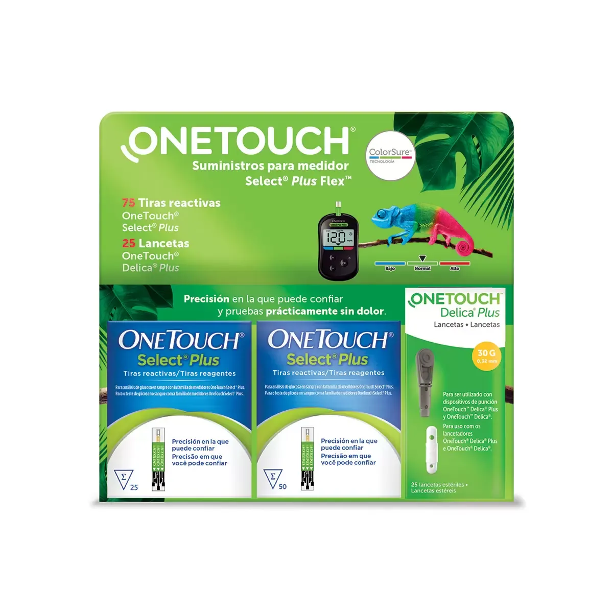 One Touch Select Plus 75 Strips &amp; 25 Lancets   *