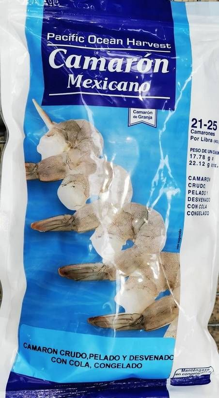 Pacific Ocean Harvest Raw Shrimp Peeled and Deveined (21-25 count) 680g