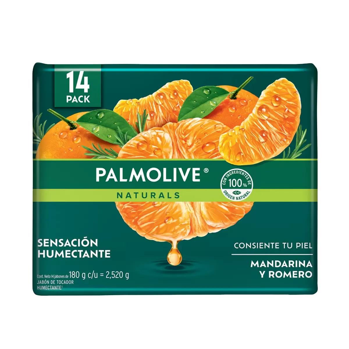 Palmolive Naturals Soap - Mandarin and Rosemary - 14 bars *