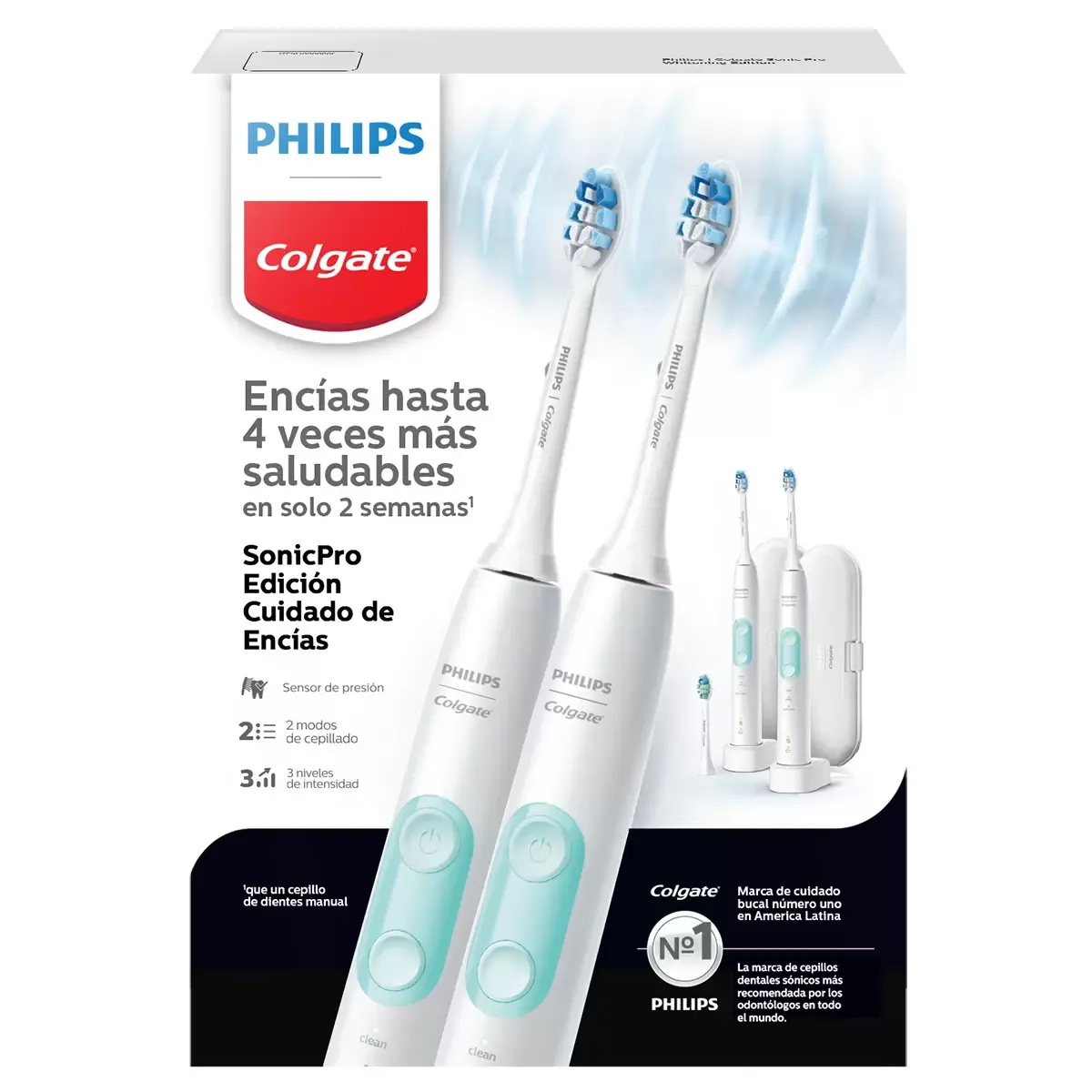 Philips Colgate Sonicare Electric Toothbrush - 2 pcs *
