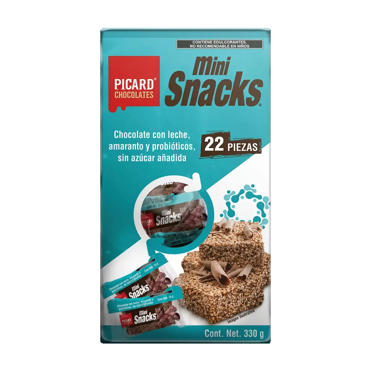 Picard Amaranth &amp; Chocolate Mini Snacks 22 bars