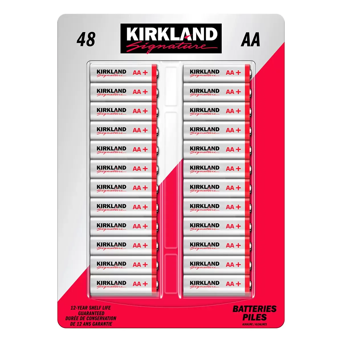 Kirkland AA Batteries 48pz.      *