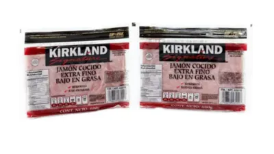Kirkland Extra Fine Sliced Ham  - 2 packs of 680g each