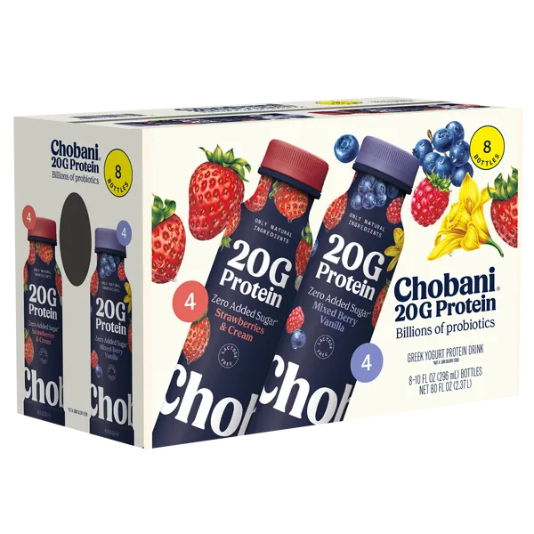 Chobani Low-fat Yogurt Drink - 8 pack