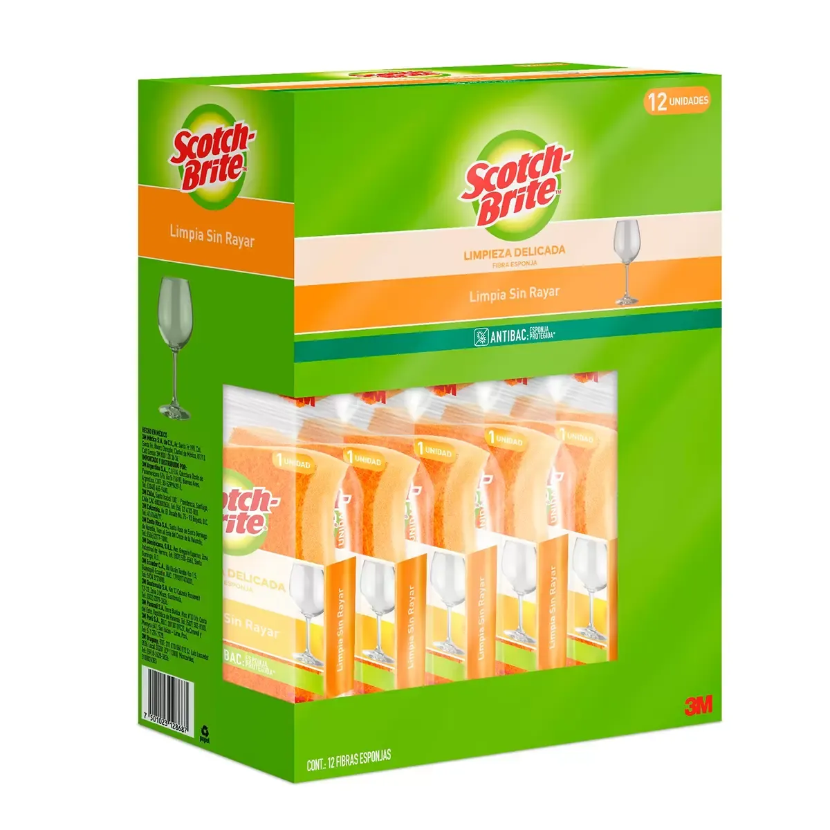 Scotch Brite Sponges (12 pcs)   *