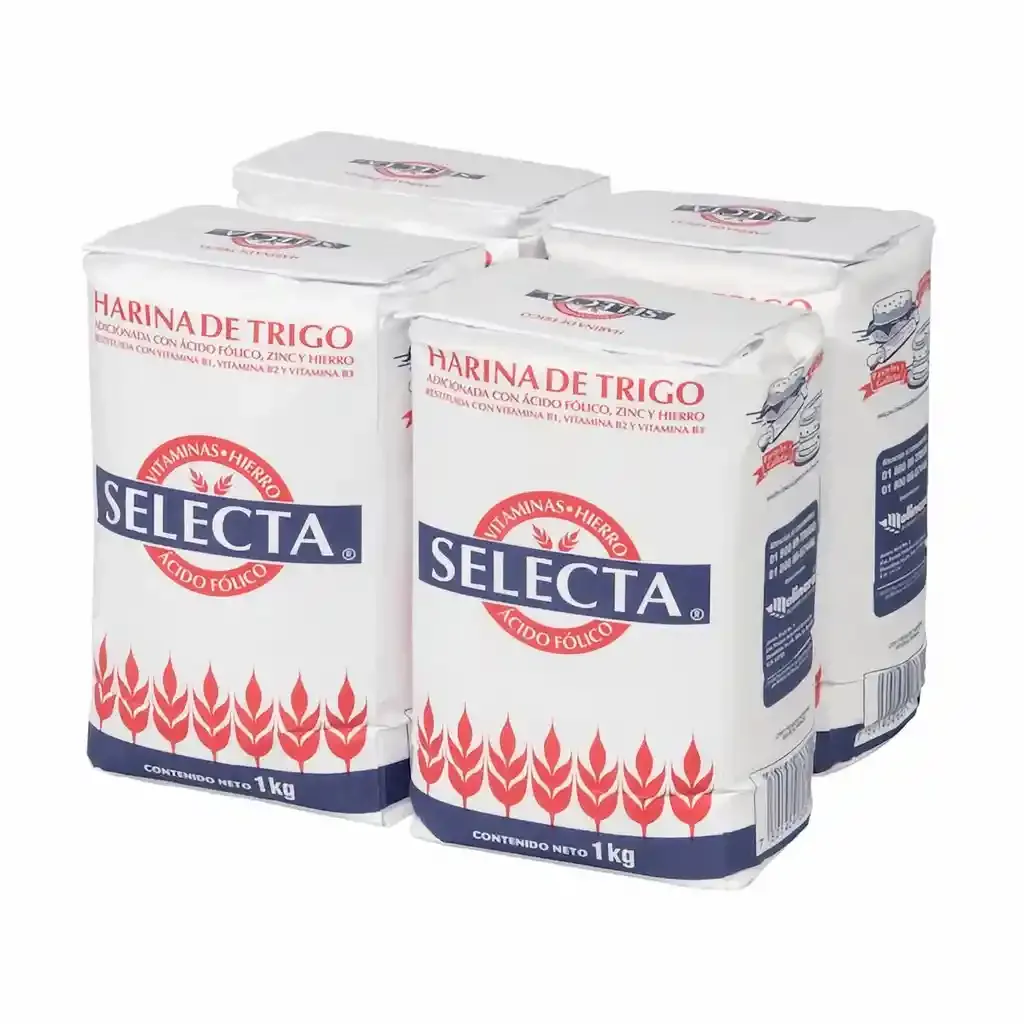 Selecta All-Purpose Flour - 4 PK / 1kg each